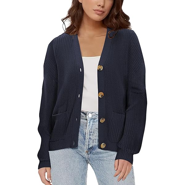 カーディガン front button lace cardigan Vince Womens LACE Stitch Cardigan, Coastal, XX-Small at